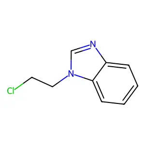 1-(2-chloroethyl)benzimidazole structure