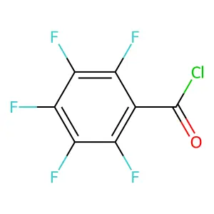 Pentafluorobenzoyl chloride structure