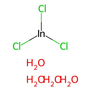 trichloroindiganetetrahydrate structure