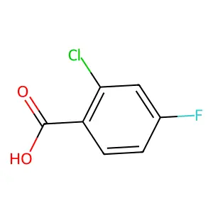 Compound C7H4ClFO2 structure
