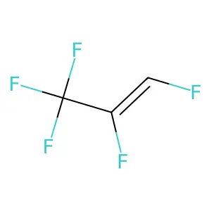 1,2,3,3,3-Pentafluoropropene structure