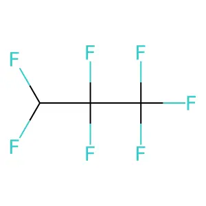 Heptafluoropropane structure