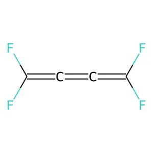 1,2,3-Butatriene, 1,1,4,4-tetrafluoro- structure