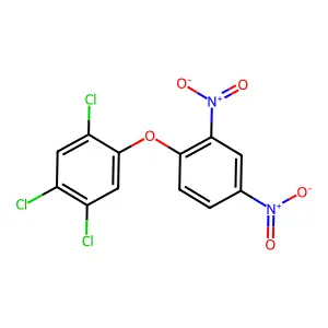 1,2,4-trichloro-5-(2,4-dinitrophenoxy)benzene structure