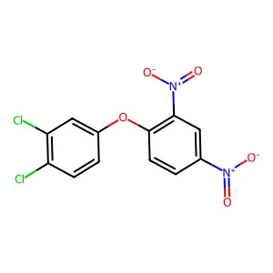 1-(3,4-dichlorophenoxy)-2,4-dinitrobenzene structure