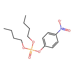 Phosphoric acid, dibutyl p-nitrophenyl ester structure