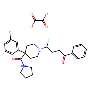 Haloperidide oxalate structure