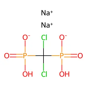 Clodronic acid disodium salt structure
