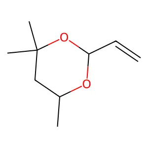 4,4,6-Trimethyl-2-vinyl-1,3-dioxane structure