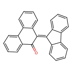 10-fluoren-9-ylidenephenanthren-9-one structure