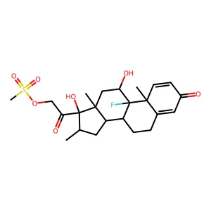 Dexamethasone 21-mesylate structure