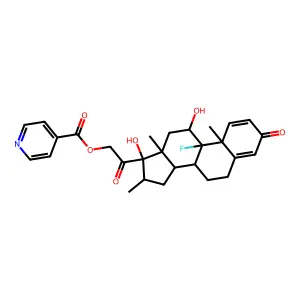 DEXAMETHASONE ISONICOTINATE structure