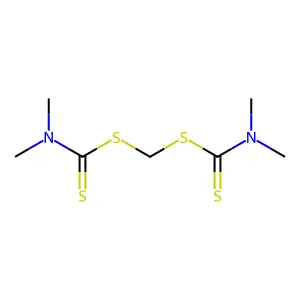 dimethylcarbamothioylsulfanylmethyl N,N-dimethylcarbamodithioate structure