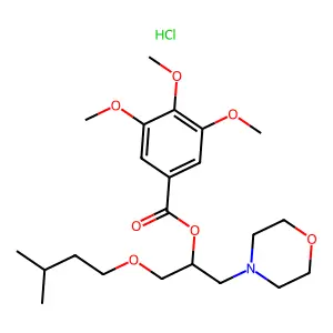 Amoproxan hydrochloride structure