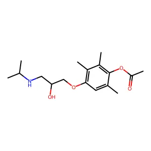 Metipranolol structure