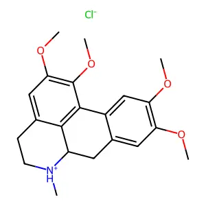Glaucine hydrochloride structure
