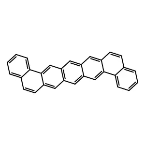 Dibenzo[a,l]pentacene structure