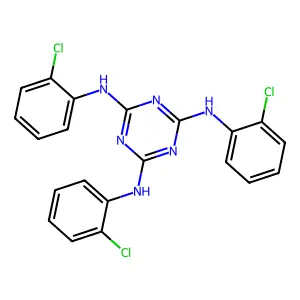 Compound C21H15Cl3N6 structure