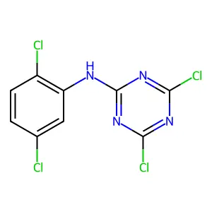 Compound C9H4Cl4N4 structure