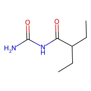 Diethylacetylurea structure