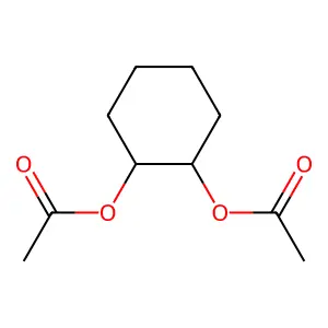 1,2-Cyclohexanediol diacetate, trans- structure