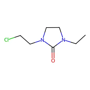 1-(2-chloroethyl)-3-ethyl-2-imidazolidinone structure