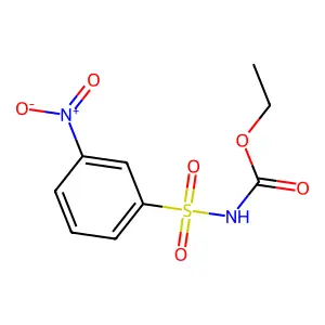 ethyl N-(3-nitrophenyl)sulfonylcarbamate structure
