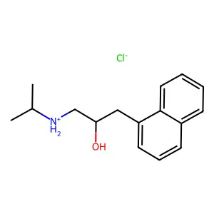 alpha-((Isopropylamino)methyl)-1-naphthaleneethanol hydrochloride structure
