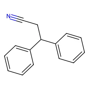 3,3-diphenylpropanenitrile structure
