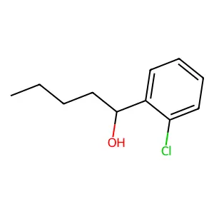 1-(2-chlorophenyl)pentan-1-ol structure