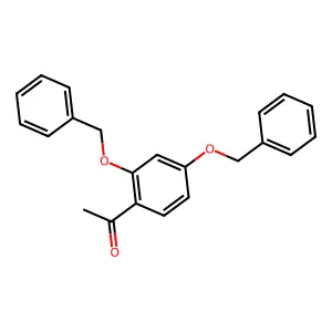1-(2,4-bis(benzyloxy)phenyl)ethanone structure