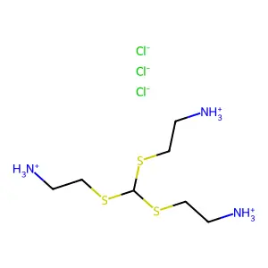Compound C7H22Cl3N3S3 structure