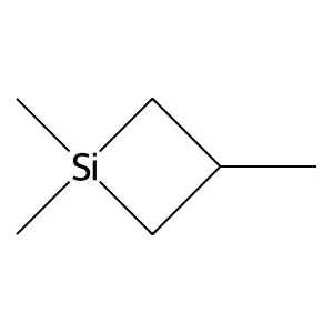 1,1,3-Trimethyl-1-silacyclobutane structure