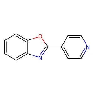 2-(pyridin-4-yl)-1,3-benzoxazole structure