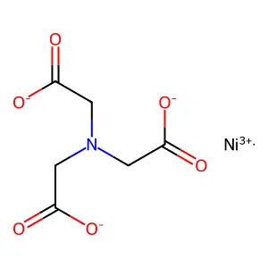 (Nitrilotriacetato)nickel structure