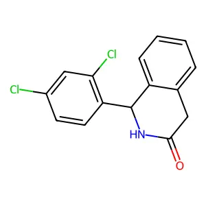 1-(2,4-dichlorophenyl)-2,4-dihydro-1H-isoquinolin-3-one structure