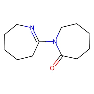1-(3,4,5,6-tetrahydro-2H-azepin-7-yl)azepan-2-one structure