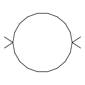 1,1,10,10-Tetramethylcyclooctadecane structure