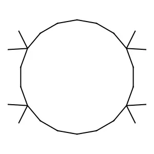 1,1,4,4,10,10,13,13-octamethylcyclooctadecane structure