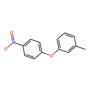 1-methyl-3-(4-nitrophenoxy)benzene structure