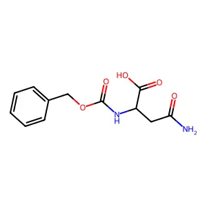 benzyloxycarbonylasparagine structure