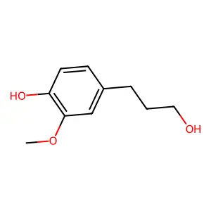 Dihydroconiferyl alcohol structure