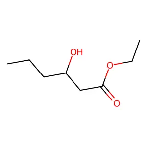 Ethyl 3-hydroxyhexanoate structure