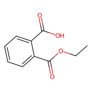 Monoethyl phthalate structure