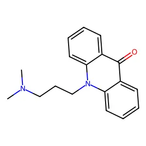 10-(3-(Dimethylamino)propyl)acridin-9(10H)-one structure