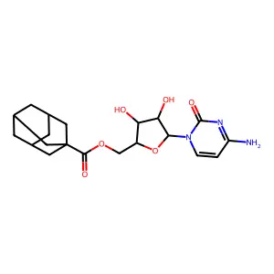 Adamantoyl cytarabine structure