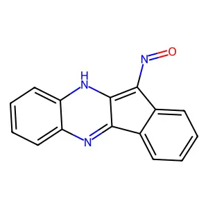11-nitroso-10H-indeno[1,2-b]quinoxaline structure