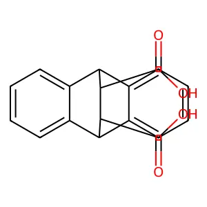 tetracyclo[6.6.2.02,7.09,14]hexadeca-2,4,6,9,11,13-hexaene-15,16-dicarboxylic acid structure