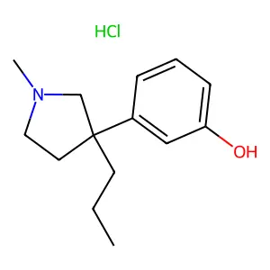 PROFADOL HYDROCHLORIDE structure