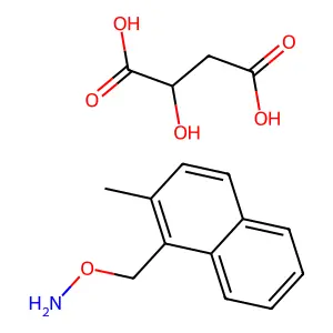 NAFOMINE MALATE structure